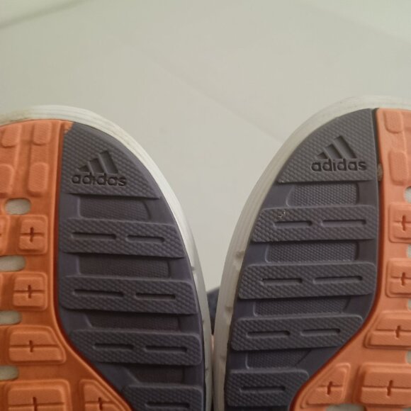 Adidas Galaxy Cloudfoam Running Sneakers Blue Orange Laces Women’s Size 6.5 EUC - Picture 13 of 16